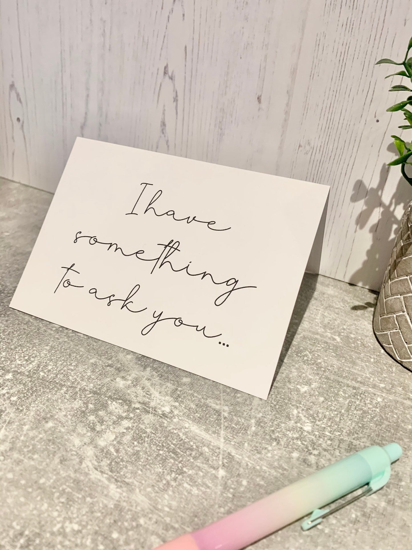 I have something to ask card, proposal cards, wedding card, bridesmaid proposal, best man proposal, be my maid of honour