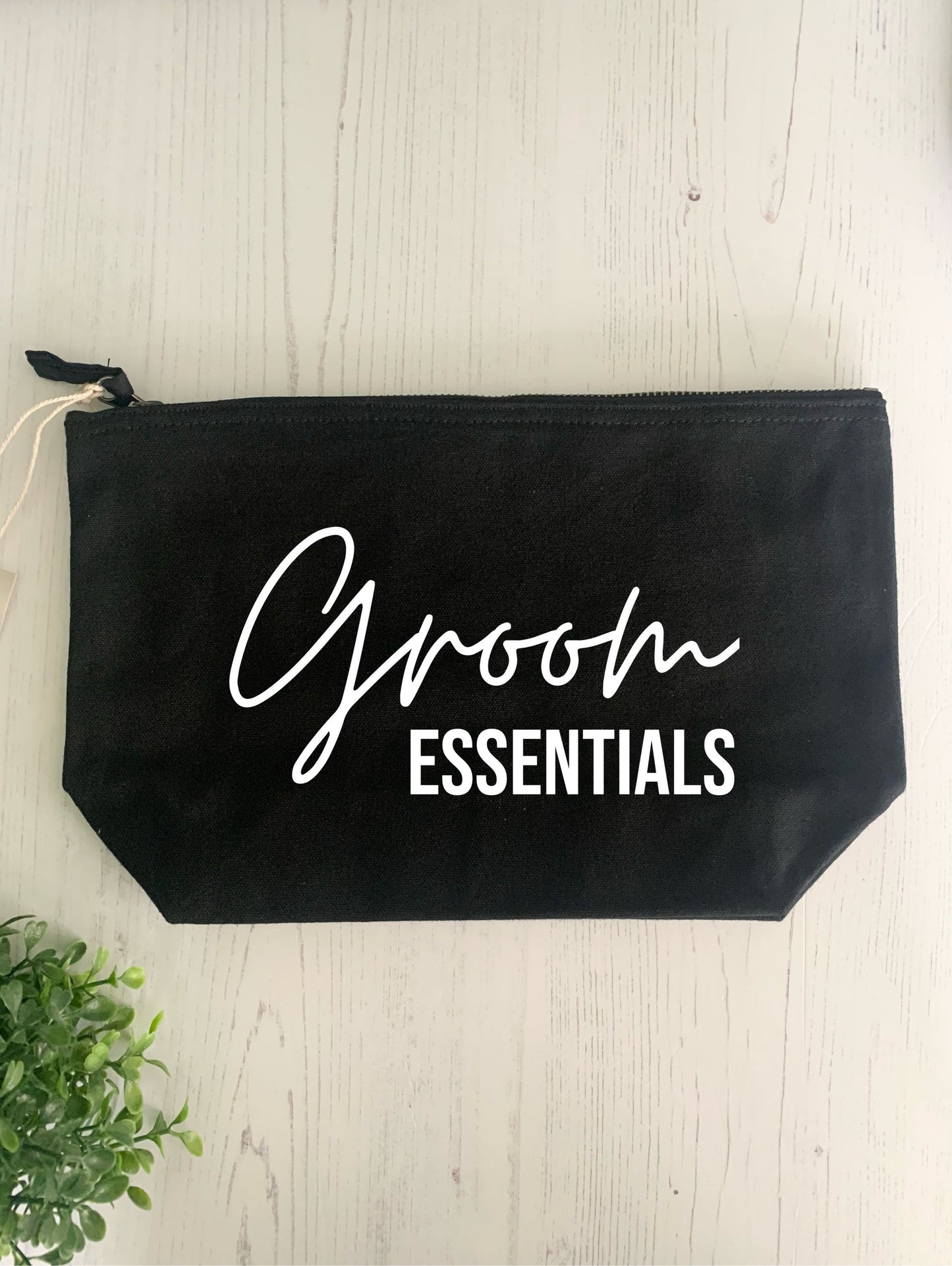 Groom wedding morning essentials case, groom gift,, gift for groomsmen, wedding gift for husband to be, men toiletry bag