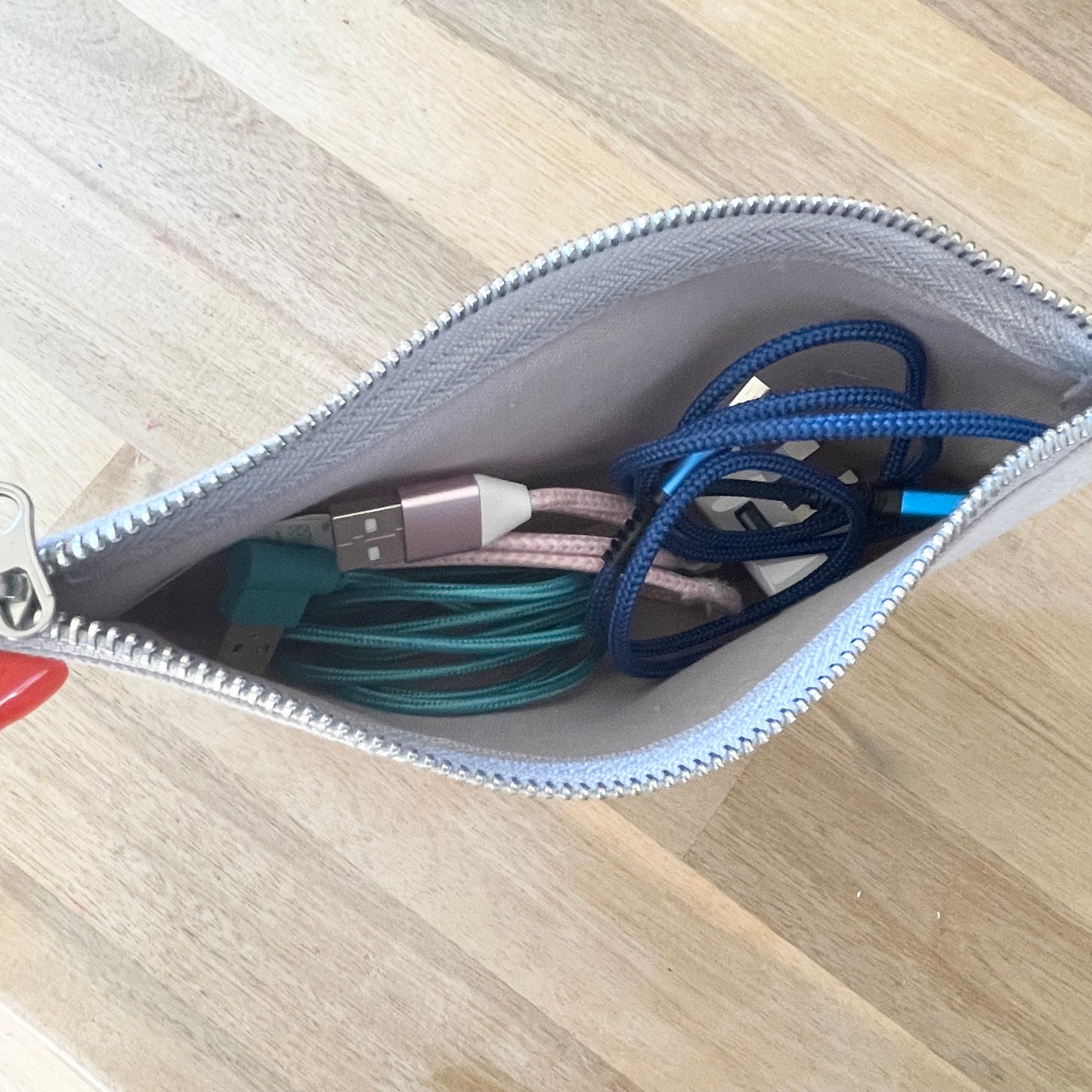 Chargers and cables bag, gift for teens, teenage boy gift, birthday gifts, gift for tech lovers, travel accessories