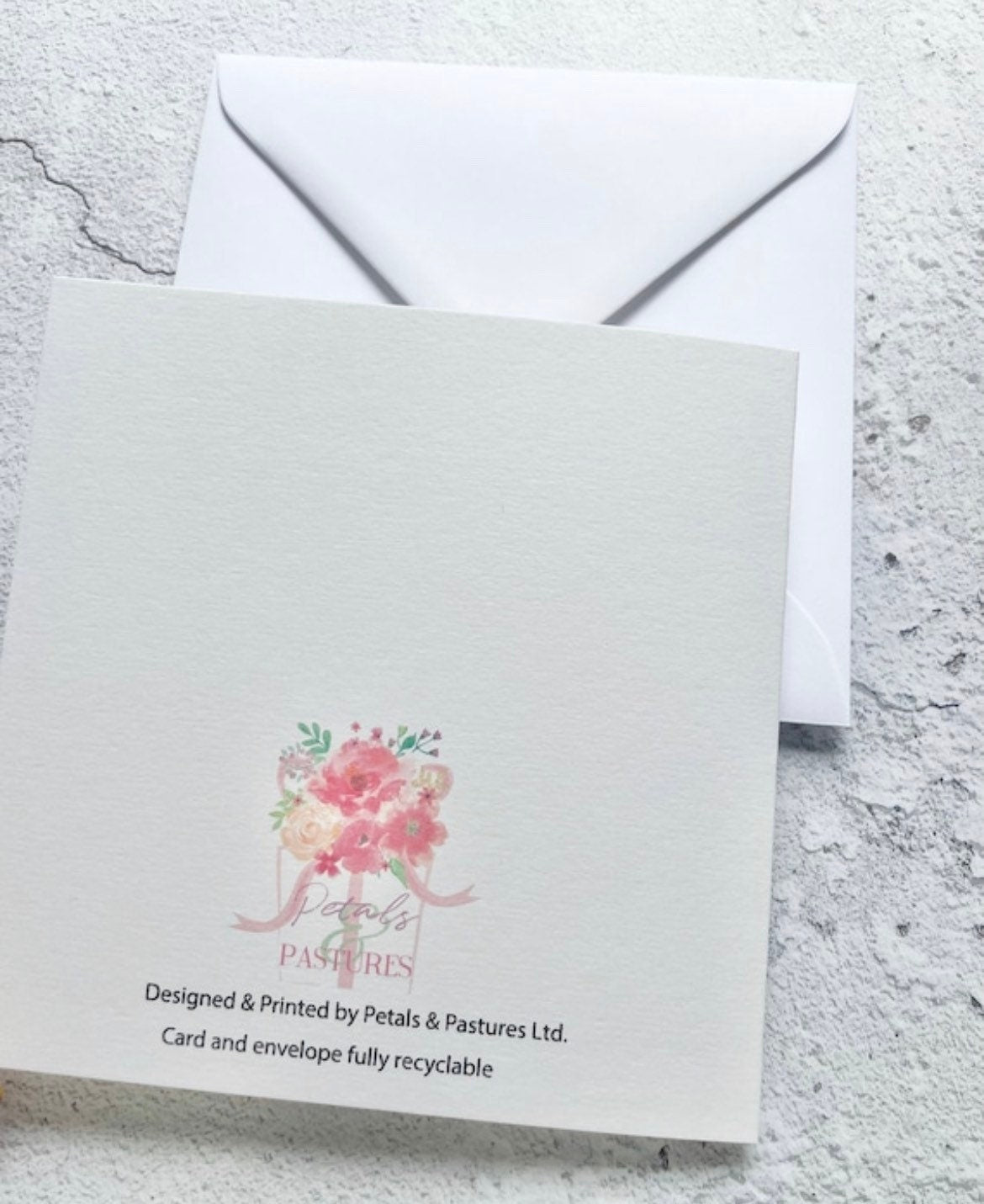 On your wedding day card, winter blue flowers / Christmas wedding card personalised couples name and wedding date, December January wedding