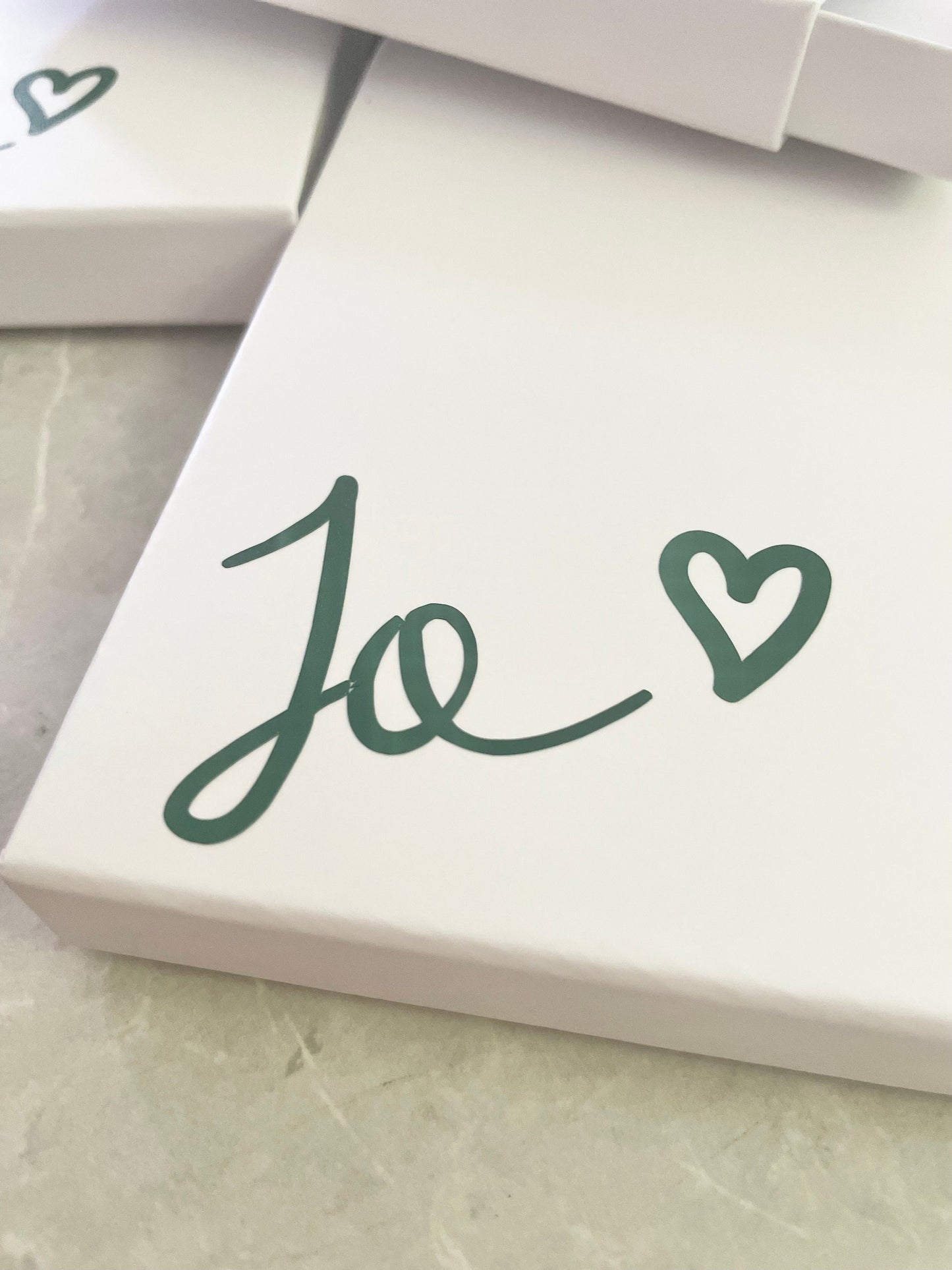 Named Jewellery Gift Box and Bag, White Matchbox Box for Bracelets, Necklaces and Watches. Bridesmaid Gift Idea