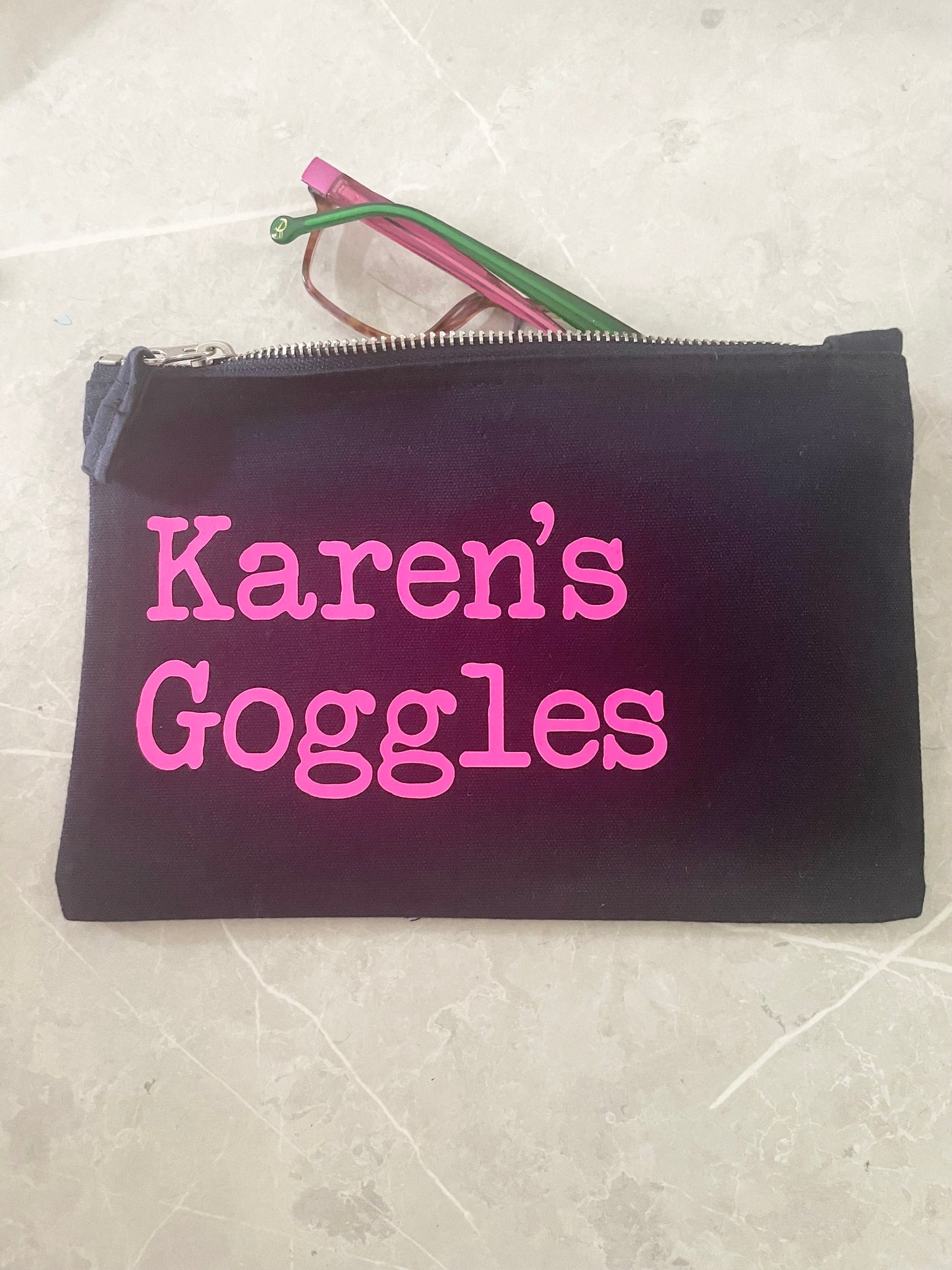 Personalised Reading Glasses Case, sunglasses pouch, reading specs case, Grandparent Gift, Christmas Gift Idea, Stocking Filler Gift