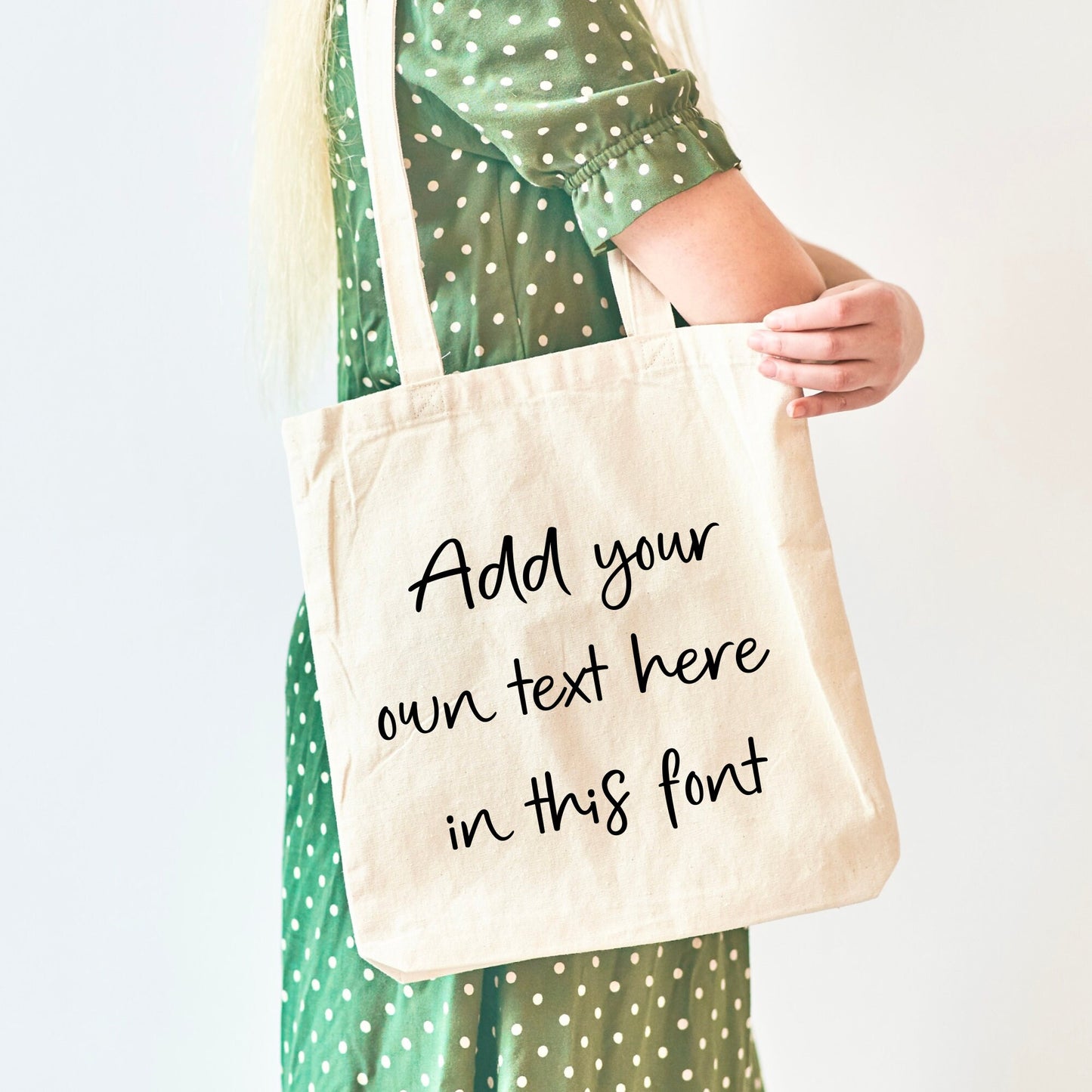Personalised tote bag, Custom Text reusable shopping bag, friend birthday gift, mum present idea, Bridesmaid Gift Tote Bag