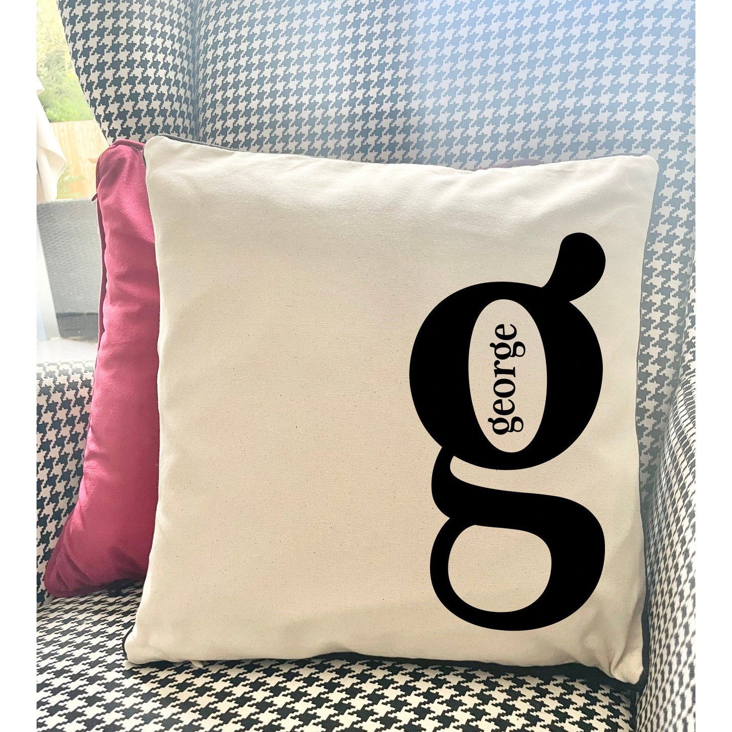 Personalised Name Cushion cover for Kids and Baby Bedroom, New Baby Gift, Nursery Decor Gift, Children and Grandchildren Birthday Present