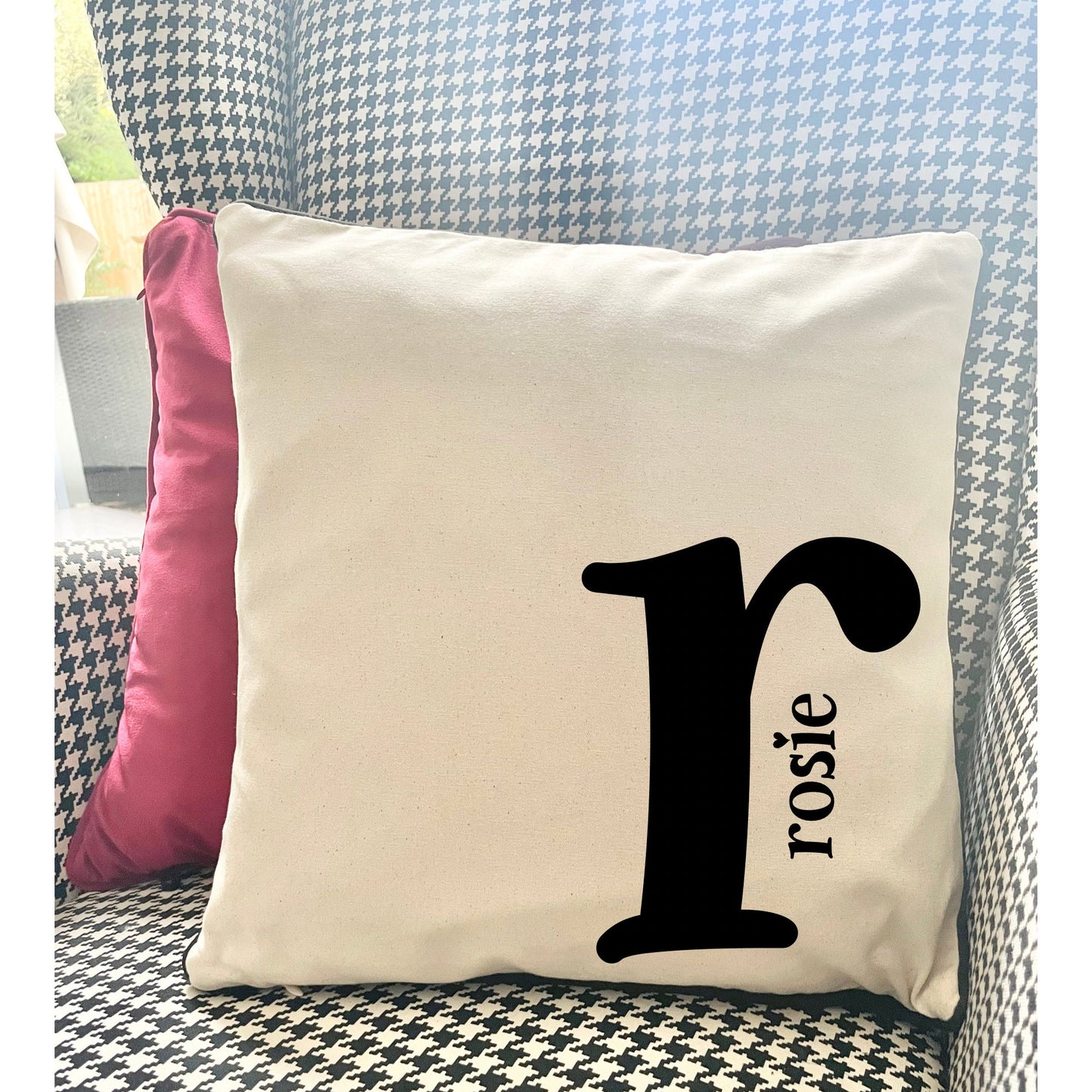 Personalised Name Cushion cover for Kids and Baby Bedroom, New Baby Gift, Nursery Decor Gift, Children and Grandchildren Birthday Present