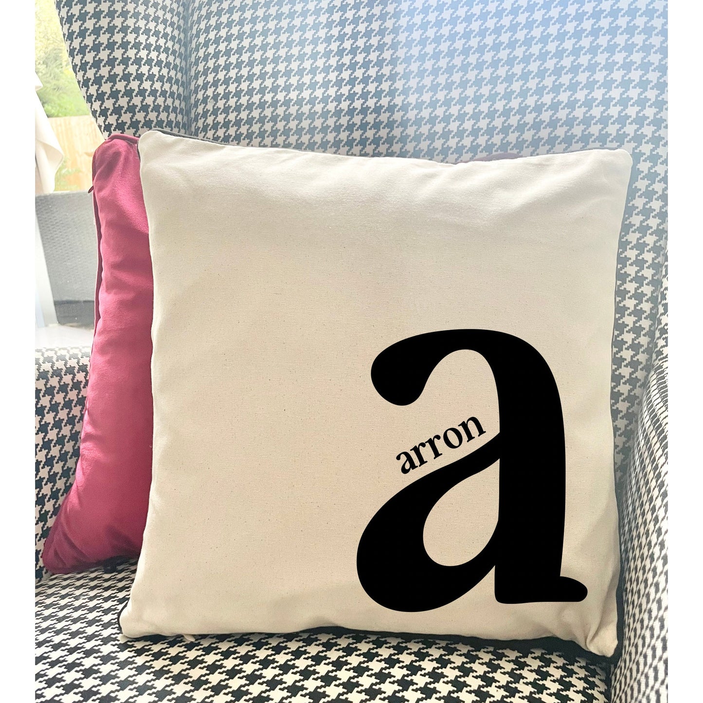 Personalised Name Cushion cover for Kids and Baby Bedroom, New Baby Gift, Nursery Decor Gift, Children and Grandchildren Birthday Present