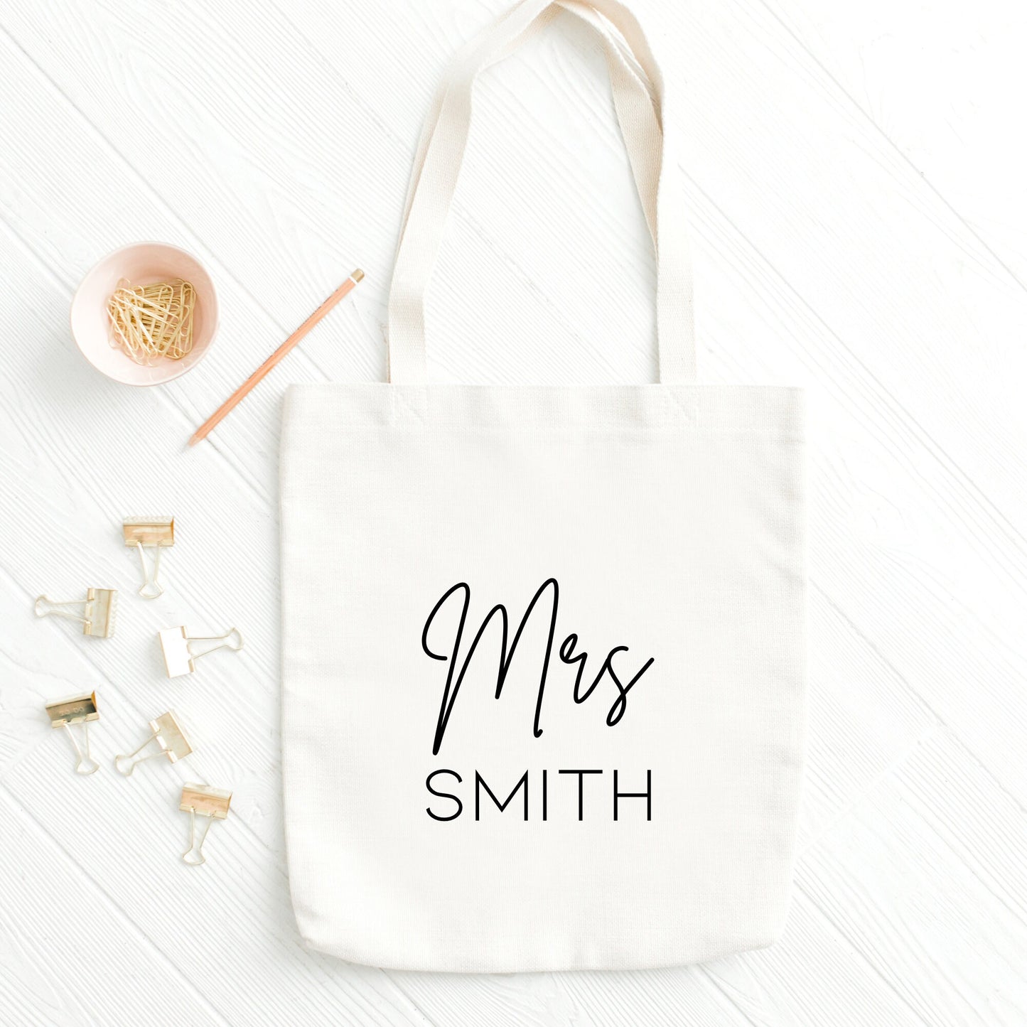 Bride Tote Bag, Personalised Mrs Tote Bag, Honeymoon Bag, Bride to be Gift, Gift for my New Wife