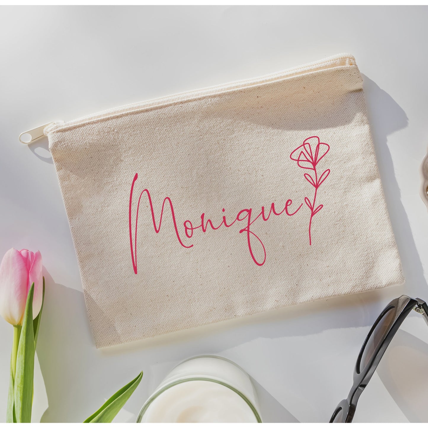 Personalised Pouch, Accessory Pouch, Named Pouchette, Bridesmaid Proposal Gift, Hen Weekend Favours, Teenage Girl Gift Ideas, Make Up Bag