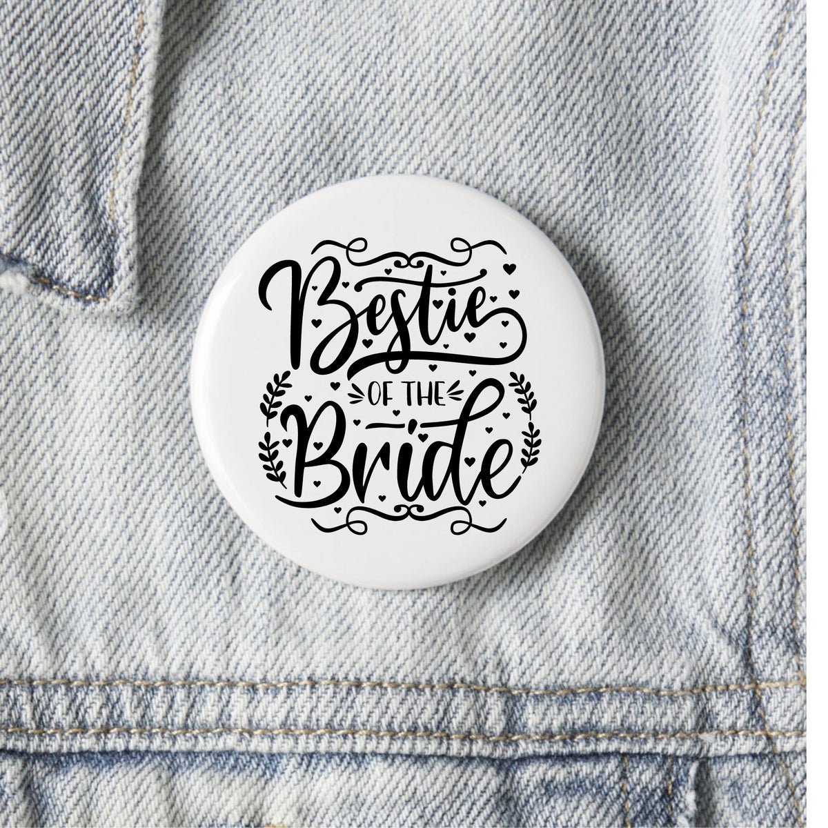 Bestie of the Bride Badge, Hen Party Badges, Hen Weekend Styling Ideas, Bachelorette Party Pins, Team Bride Badges for Hen Do
