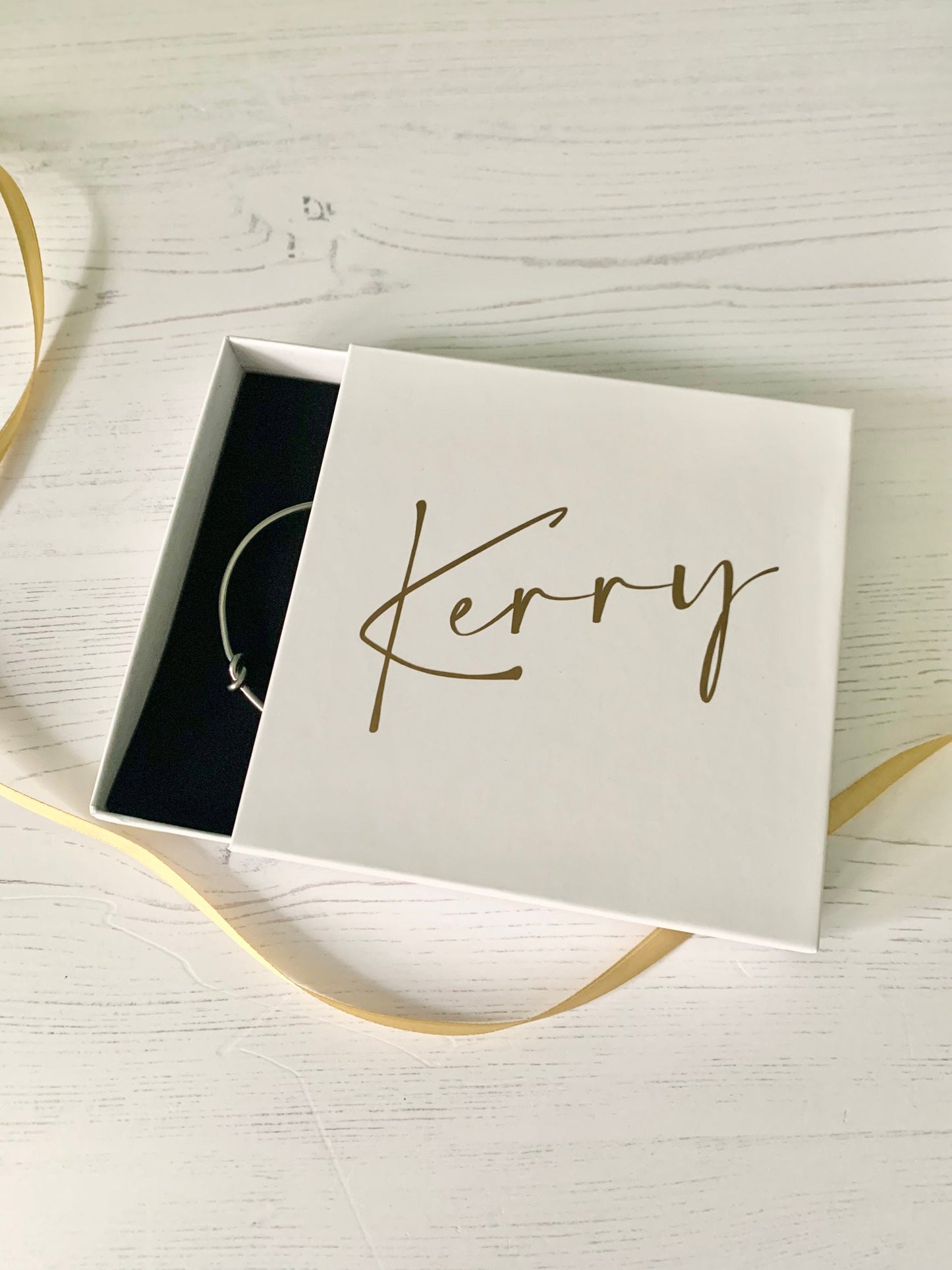 Personalised jewellery gift box, bracelet box, bridesmaid jewellery gifts, matchbox gift box, necklace gift for her, bangle gift box