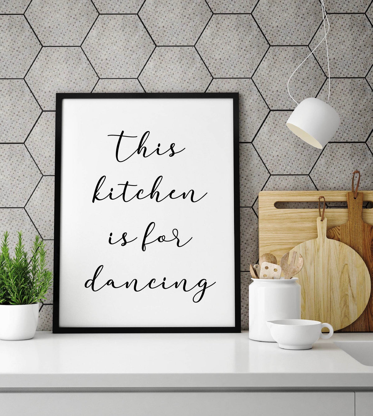Kitchen is for dancing print, kitchen print, dancer gift, secret Santa gift Christmas gift, dining room gallery wall, dance theme print