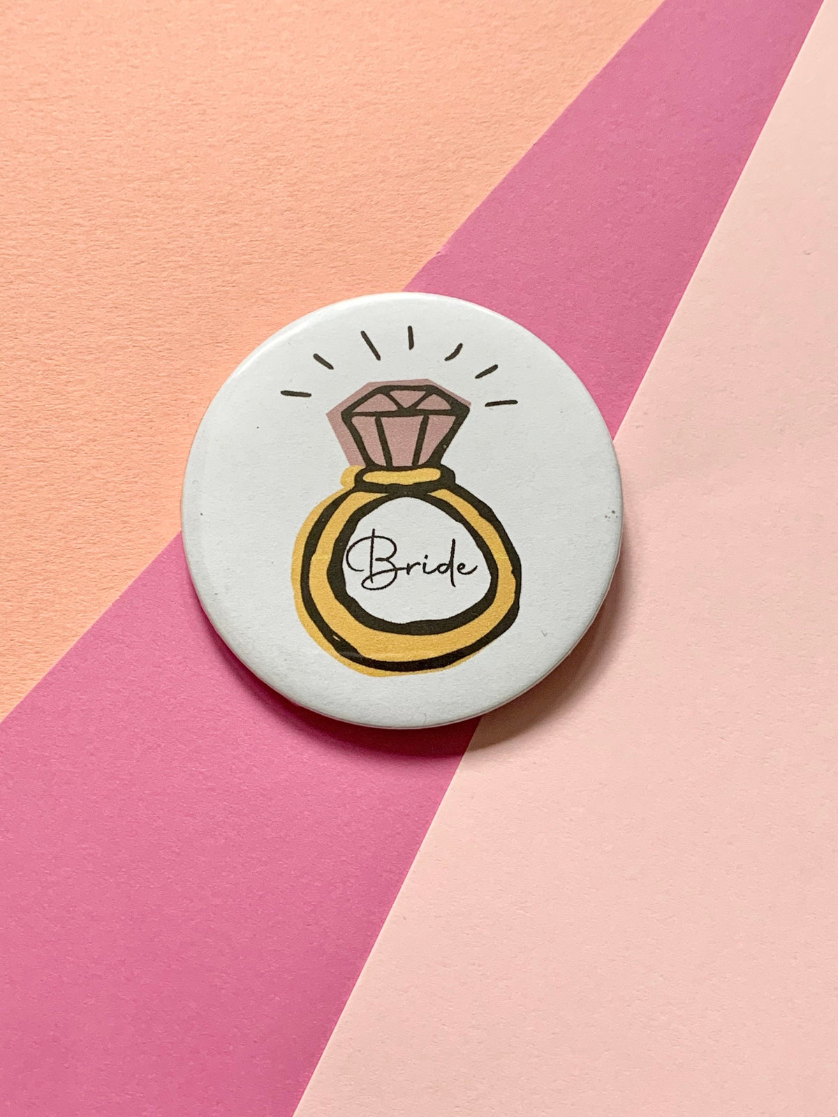 Bride badge, badge, wedding badge, bride tribe pin, bridal badges, hen do badge, hen party pin, hen party accessories, bride gifts
