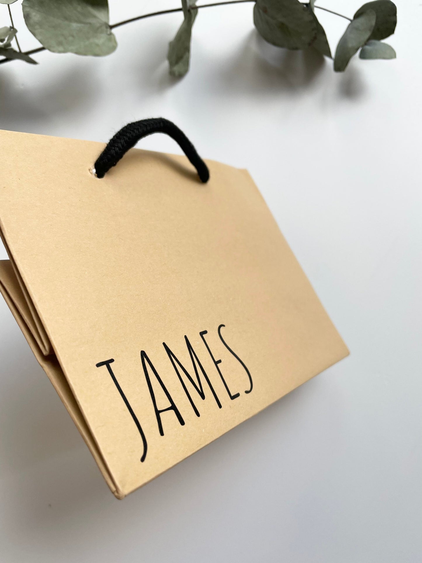 Personalised gift bag, groomsmen gift bags, luxury brown kraft gift bags, bestman gifts, bridesmaid gift bags, gift bags for men