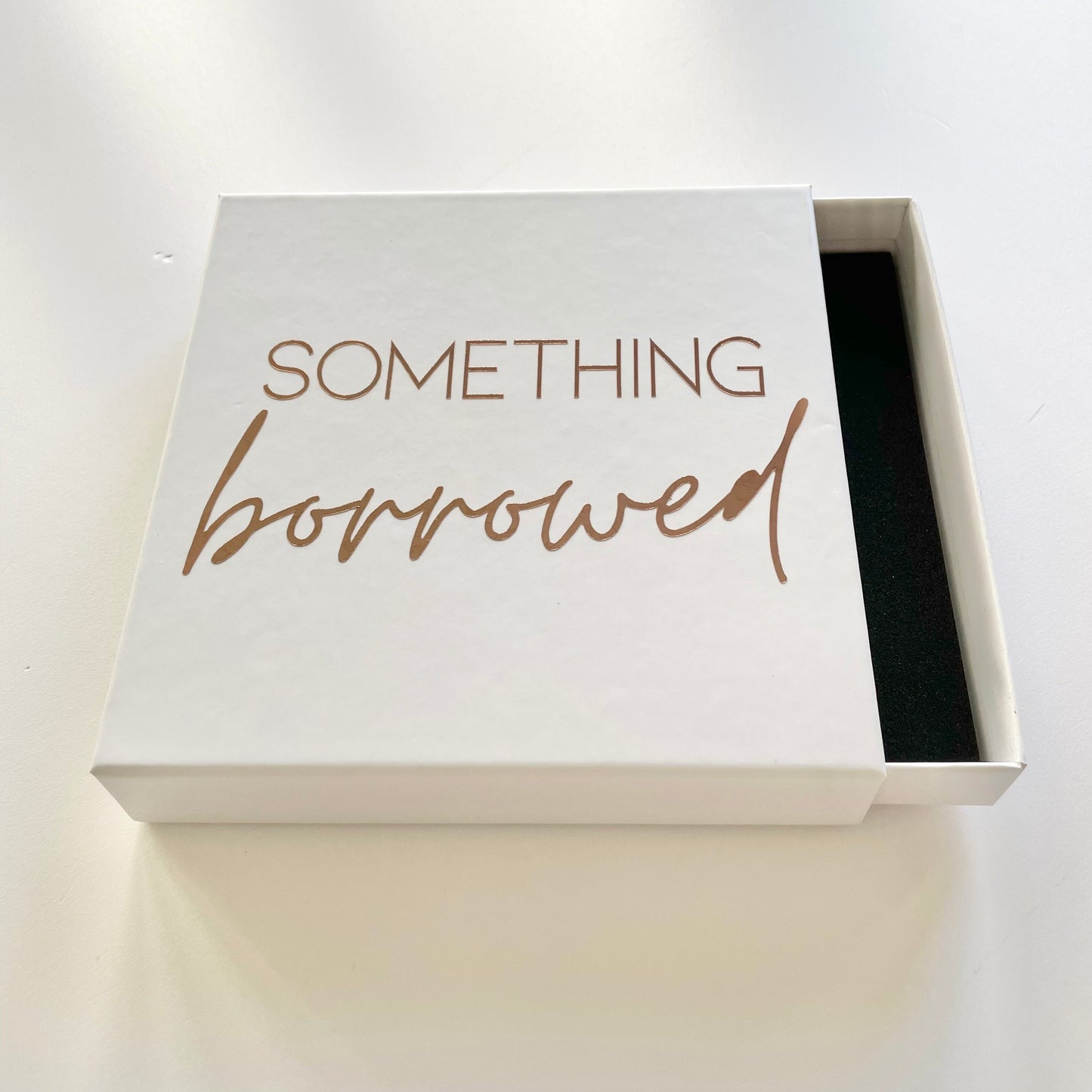 Something blue gift box for bride, something old, something new, something borrowed gifts, bouquet charm gift box, wedding day gift boxes