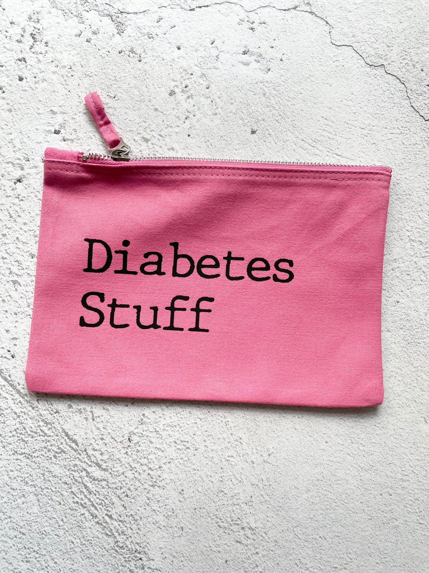 Diabetes stuff bag, personalised diabetes medicines case, insulin case, type 1 diabetes meds bag, diabetes essentials bag