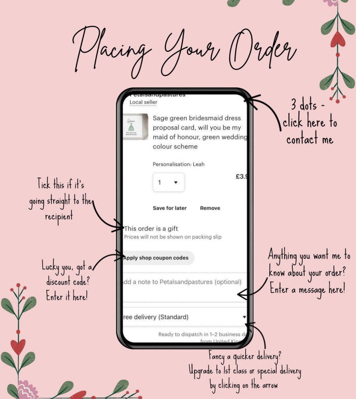 Brunette and blonde with an unbreakable bond, girly friendship cards for besties birthday, miss you friend card, floral pretty design