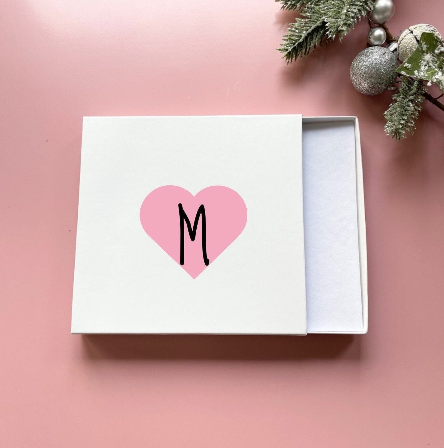 Jewellery gift box, personalised bracelet box, bangle box, Christmas jewellery gift box, wife gift box for necklace, Xmas gift wrapping