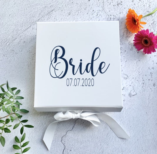 Bride gift box, to my bride, wedding day gift, bride to be gift, personalised box, gift box, gift for new wife, gift for bride