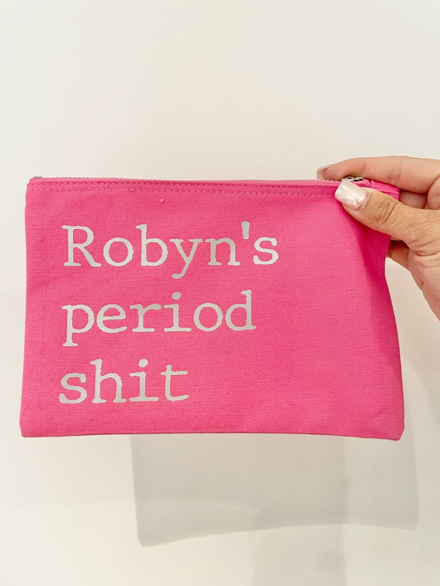 Period shit pouch for sanitary products to keep in school or work bag, daughter period package, pads and tampons storage bag