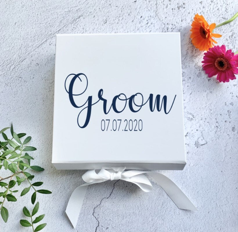 Groom gift box, to my groom, wedding day gift, husband to be gift, personalised box, gift box, gift for new husband, gift for groom