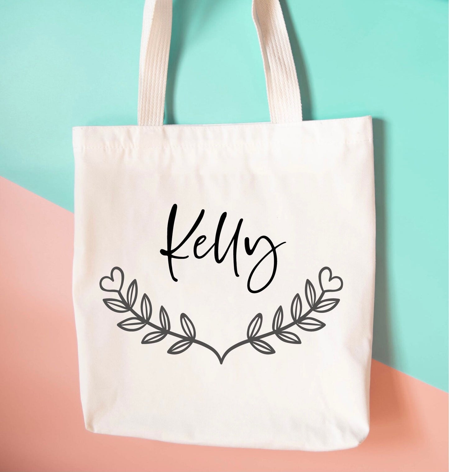 Personalised names tote shopper bag, Christmas or birthday gift for her, stocking fillers,school college book bag, kids school bag for xmas