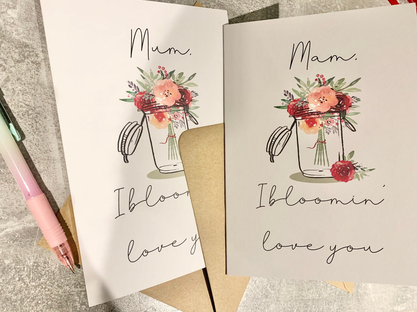 Mum birthday card, mom cards, floral blooming card, love you mum cards for mom birthday, flower design card, grandma greeting cards,