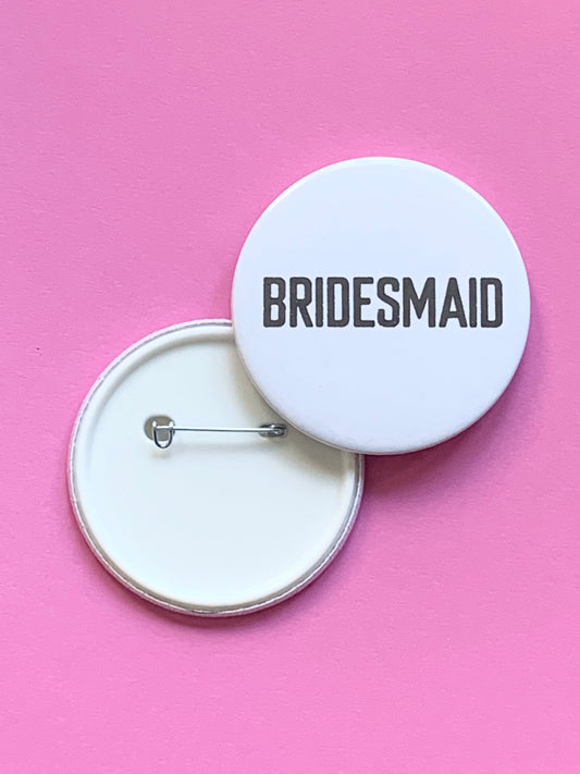 Bridesmaid badge proposal gift, bride tribe hen night badge, bachelorette party pin, bridesmaid accessories gift box fillers.