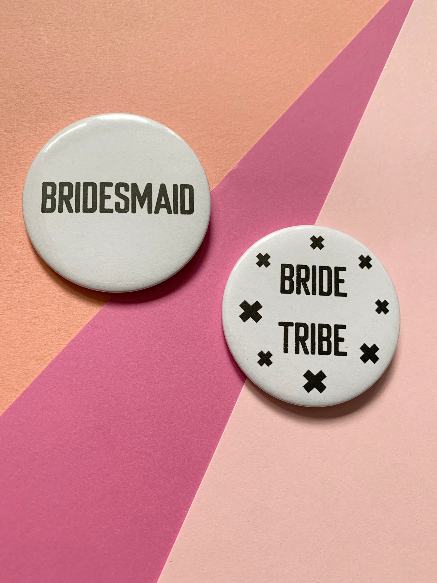 Bridesmaid badge, bride tribe badges, hen party pins, bridesmaid proposal gifts, bride badge, wedding badges, hen weekend badge, bridesmaids