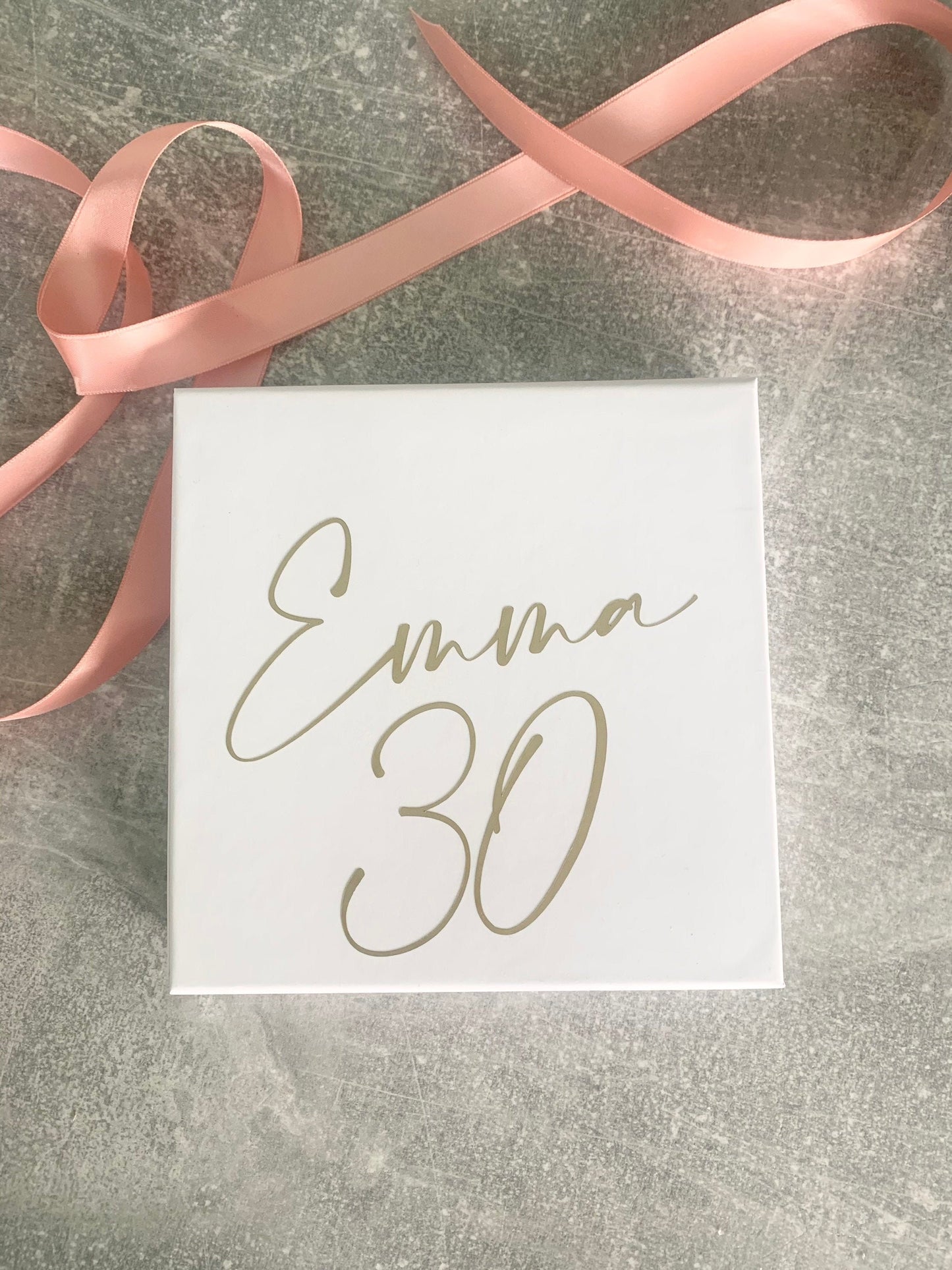Personalised jewellery gift box, necklace gift, bracelet box, 30th 40th 50th big birthday gift, jewellery gifts for her, wife birthday gift