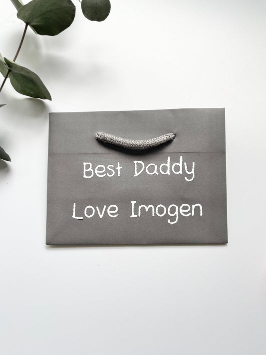 Best Daddy Gift Bag, Fathers day gift bag, fathers day gift, gift bag for dad, dad present, personalised dad gift bag, gift for dad,