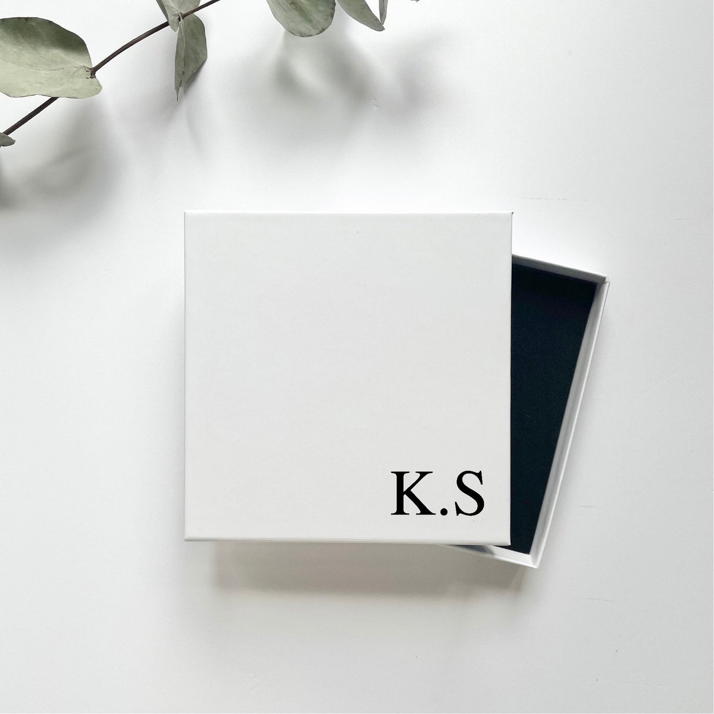 Personalised jewellery gift box, initial monogrammed bracelet box, birthday gift jewellery box, wife jewellery gift, girlfriend giftbox