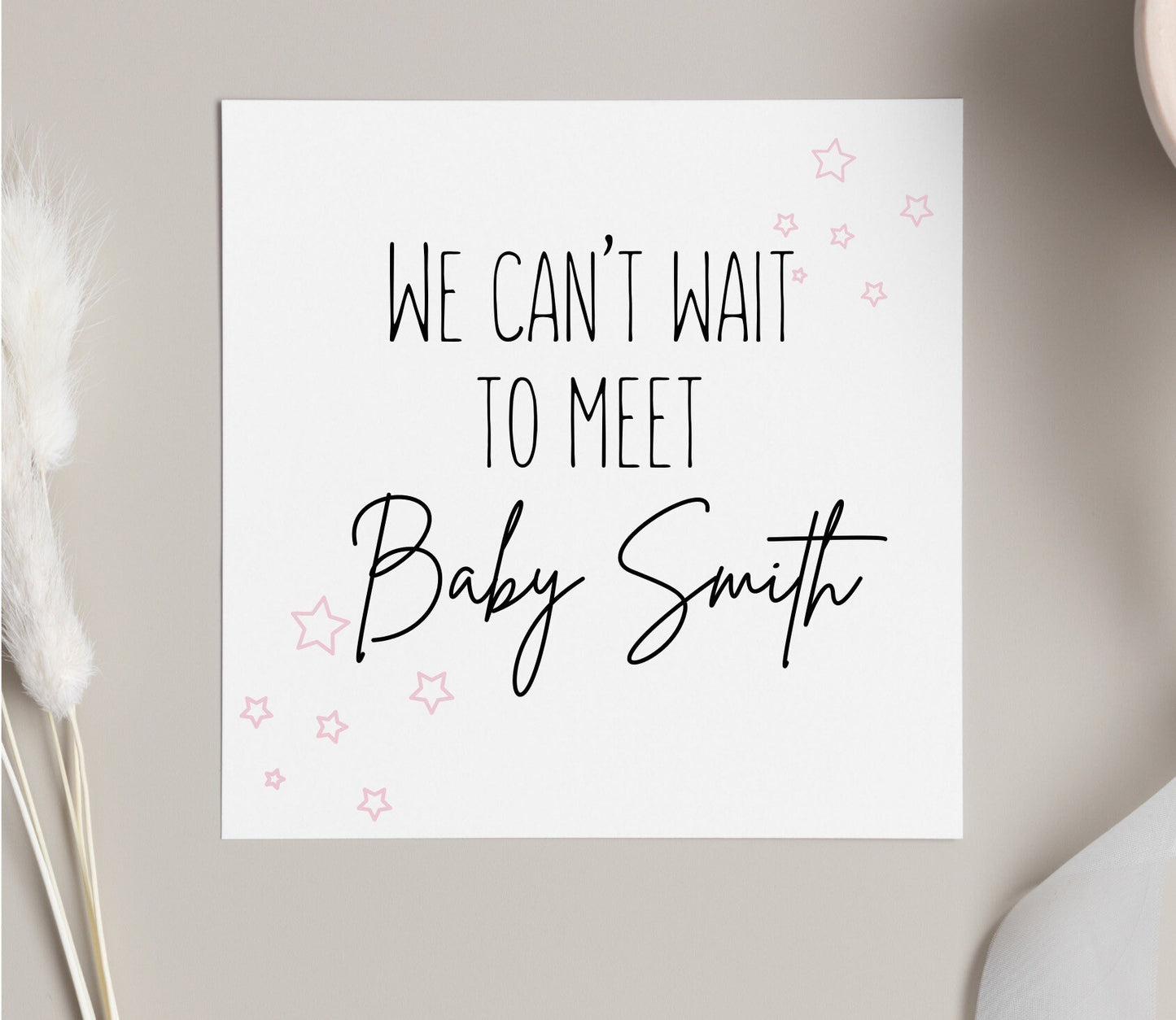 Baby shower card, card for mum to be, personalised card, mum to be gift, baby shower, card for expecting mum, new baby card,mummy to be card