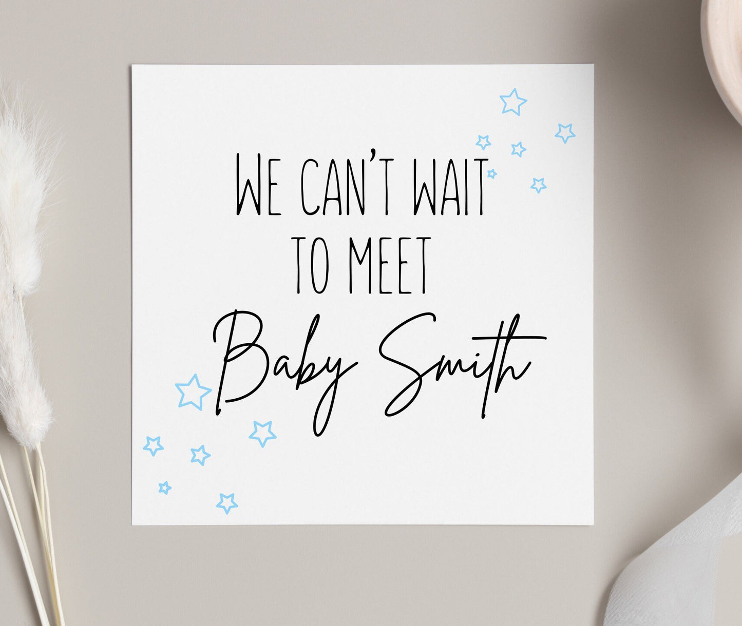 Baby shower card, card for mum to be, personalised card, mum to be gift, baby shower, card for expecting mum, new baby card,mummy to be card