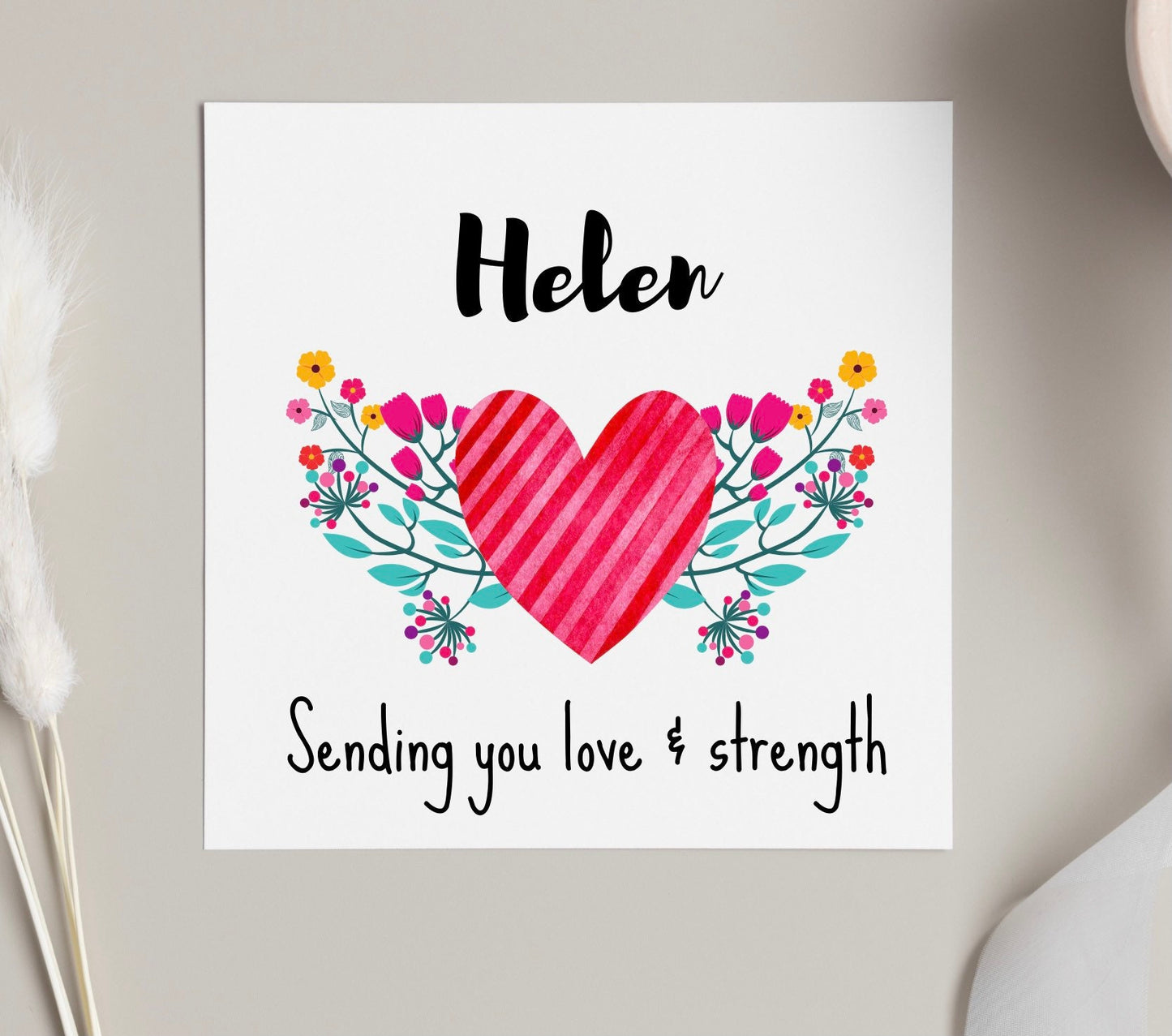Sending you love and strength, huge hugs card, friendship,hard times, divorce and breakups, grievance memorial cards, going through chemo