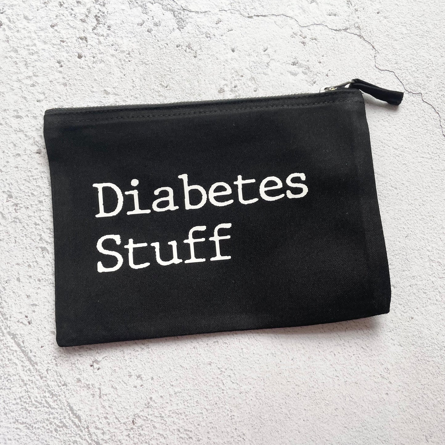 Diabetes stuff bag, personalised diabetes medicines case, insulin case, type 1 diabetes meds bag, diabetes essentials bag