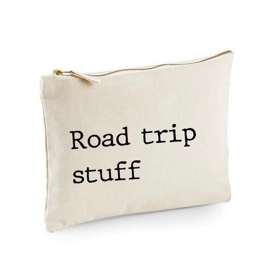 Road trip stuff, car travel pouch for snack, mini games or stationery, children busy bag for car, staycation essentials
