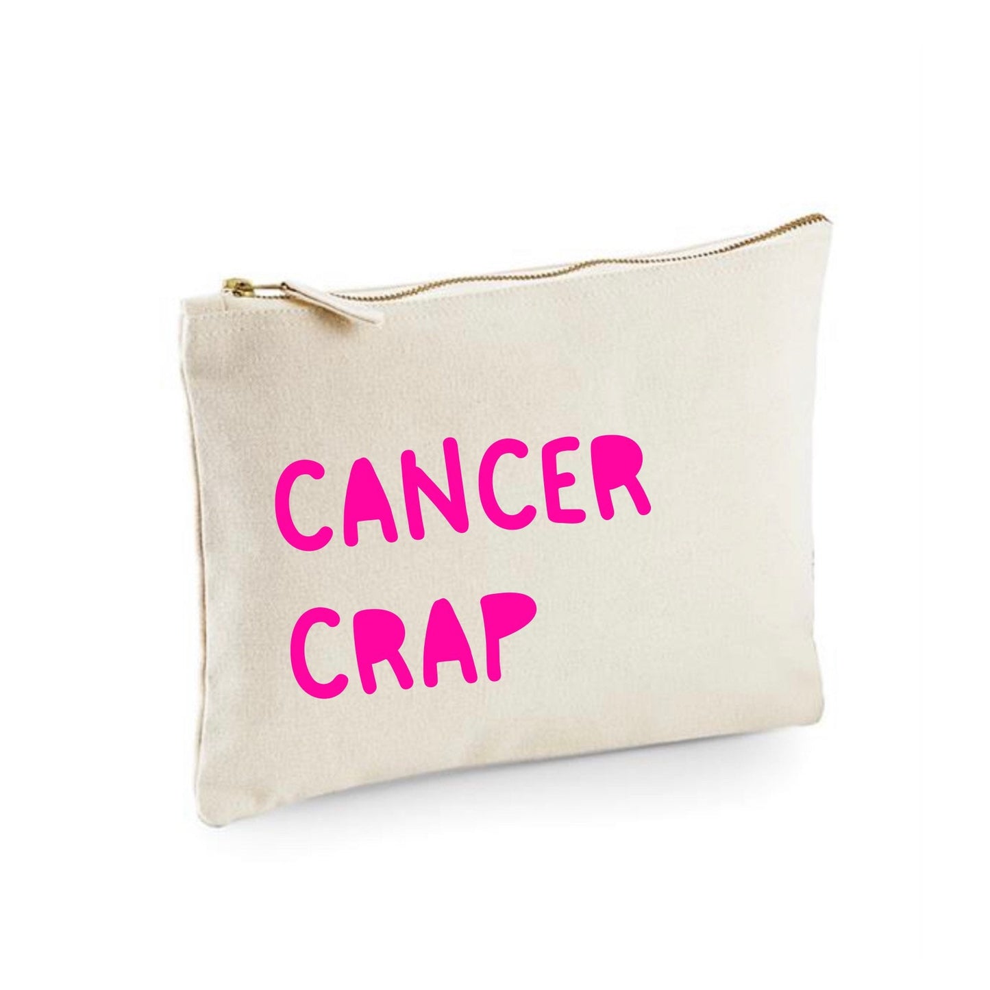 Cancer crap pouch, chemo medication bag, chemo crap bag, gift for friend going through chemo