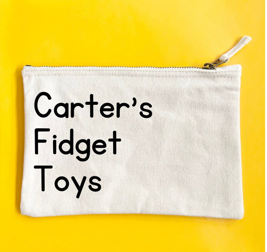 Childrens fidget toy pouch, Christmas gifts for children with sensory issues, adhd grandchildren Xmas present ideas