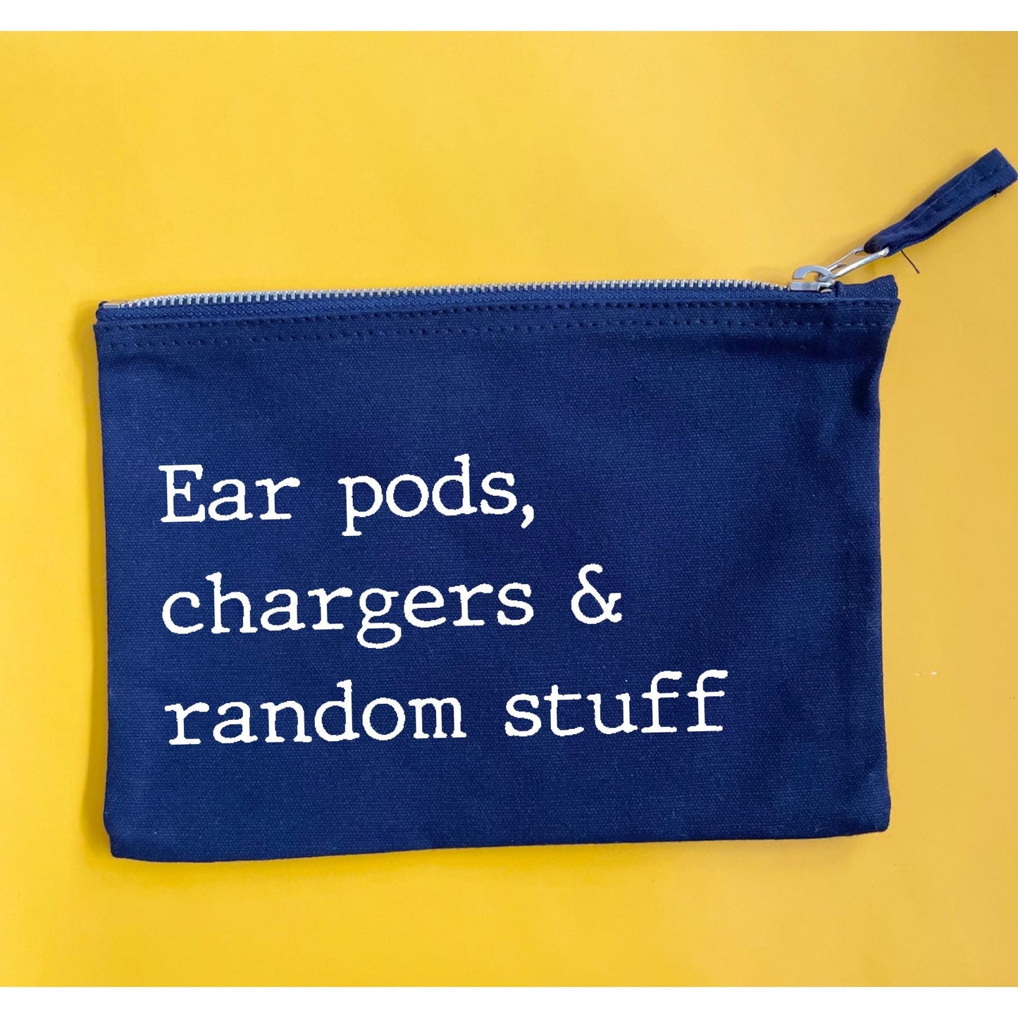 Headphone case, Chargers and cables bag, personalised pouch, boyfriend Christmas gift, teens Xmas gifts, dad Christmas present