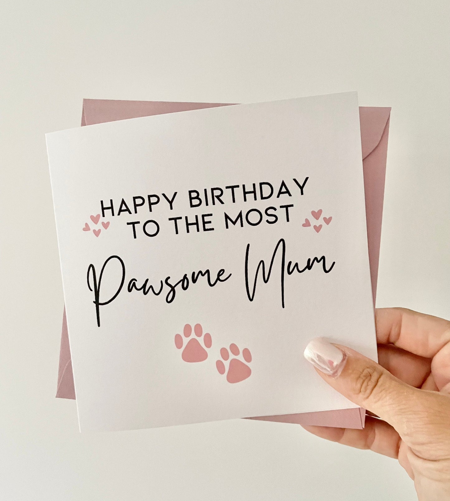 Happy birthday card, dog mum card, dog owner card, cards from pet dog, pawsome mum, pets, dog gifts, dog card, birthday