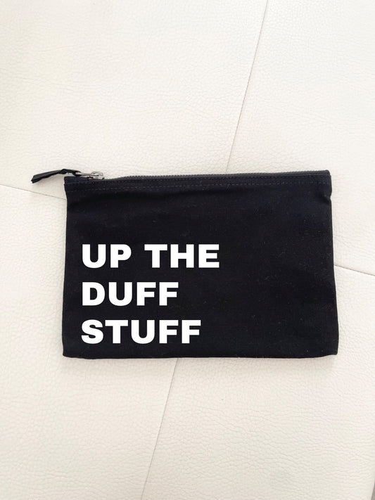 Up the duff stuff pouch, best friend pregnancy gift, colleague leaving on maternity leave, funny work wife  novelty presents