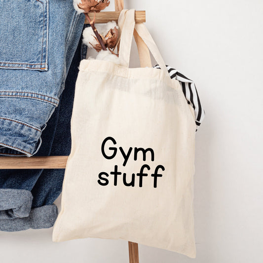 Gym stuff tote bag, gym kit, personalised gym bag, personal trainer thank you gifts, gym bunny Christmas gift, get fit new year resolutions