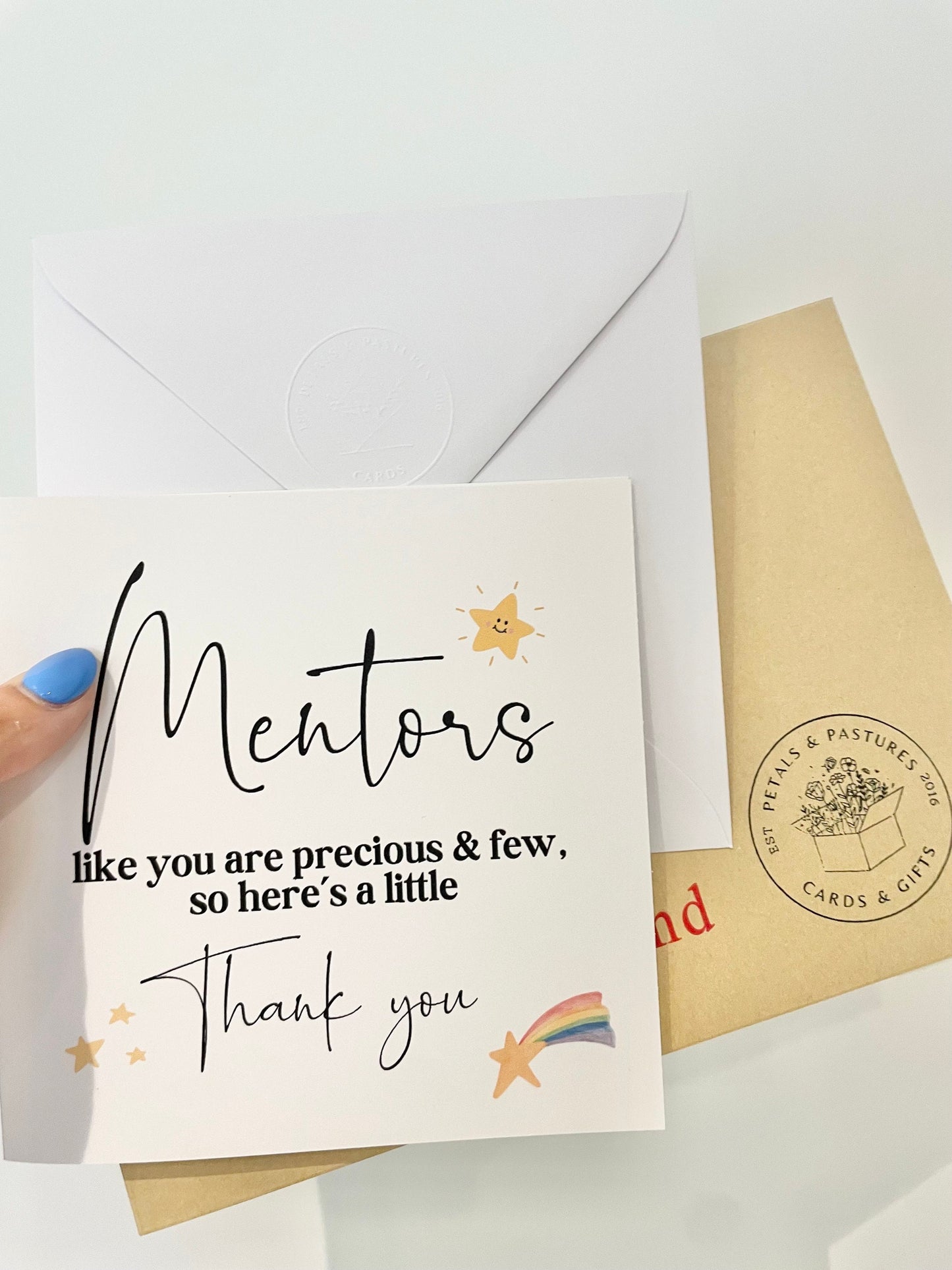 Mentor thank you card, mentors like you precious and few. Thank nurse / doctor mentor, mentor appreciation